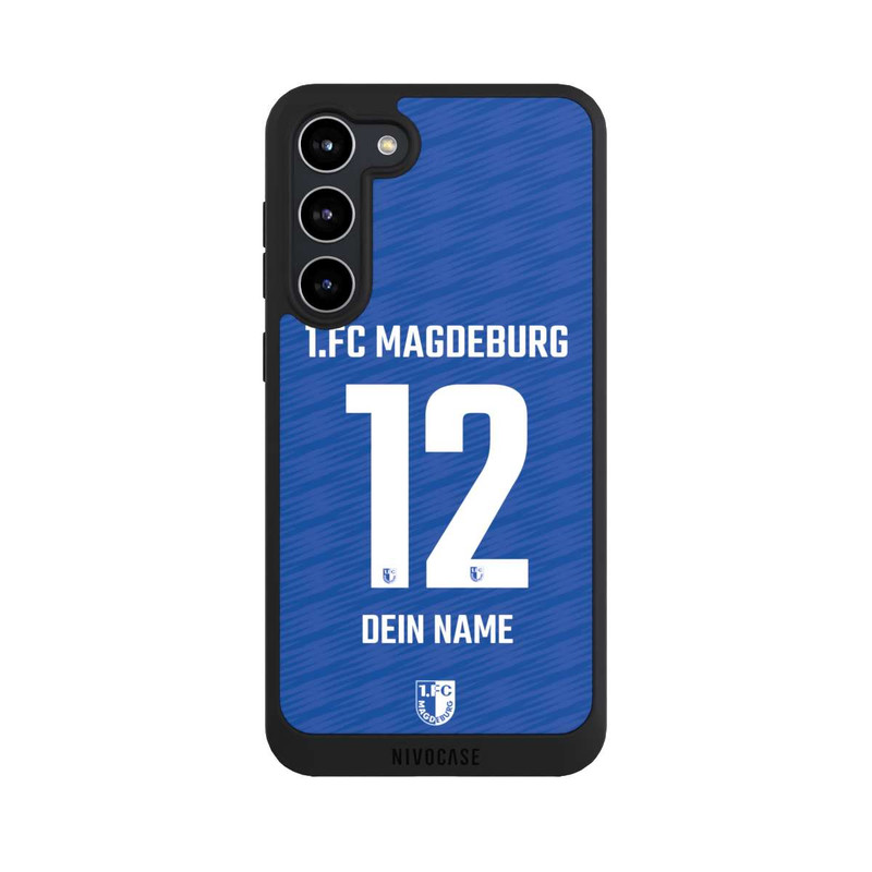 Galaxy S23 + NIVOpure 1. FC Magdeburg Trikot Personalisierbar 25-26