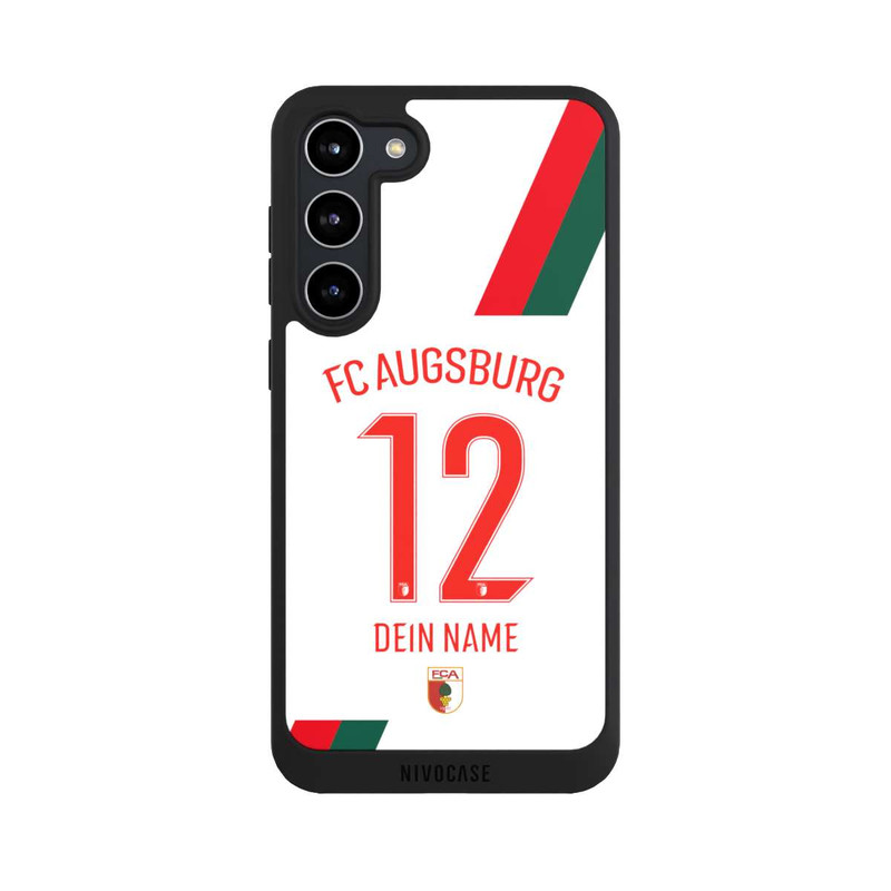 Galaxy S23 + NIVOpure FC Augsburg Trikot Personalisierbar 25-26