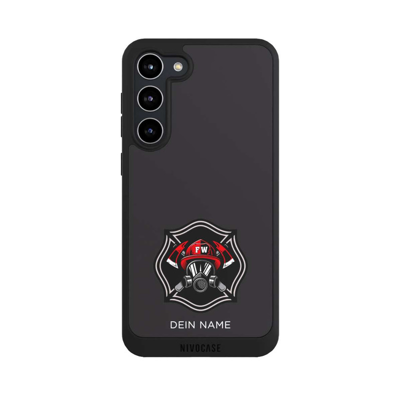 Galaxy S23 + NIVOpure Feuerwehr Icon Personalisierbar