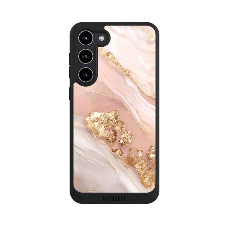 Galaxy S23 + NIVOpure Eleganz Gold Marmor