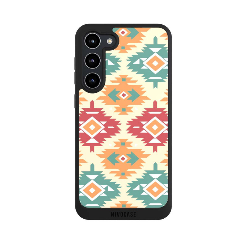 Galaxy S23 + NIVOpure Modern Tribal Boho Aztec Geometric Design 1