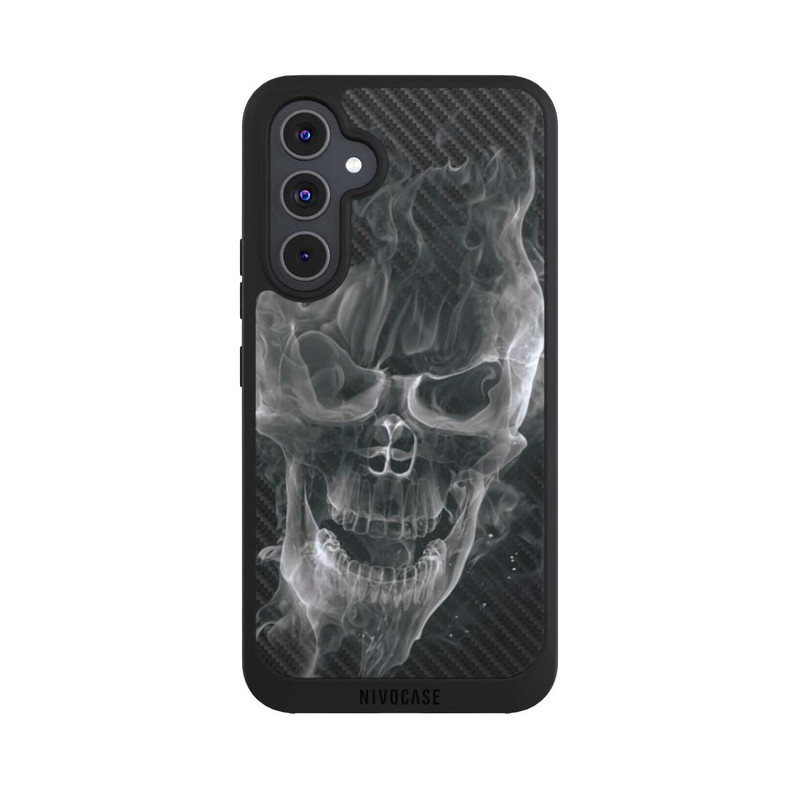 Galaxy A54 5G NIVOpure rauchender Totenkopf Carbon