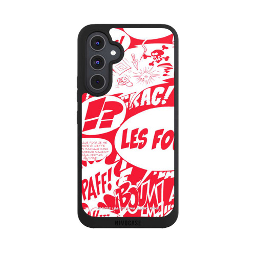 Samsung Galaxy A54 5G NIVOpure Speech Bubbles Asterix Red