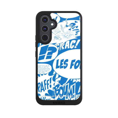 Samsung Galaxy A54 5G NIVOpure Speech Bubbles Asterix Blue