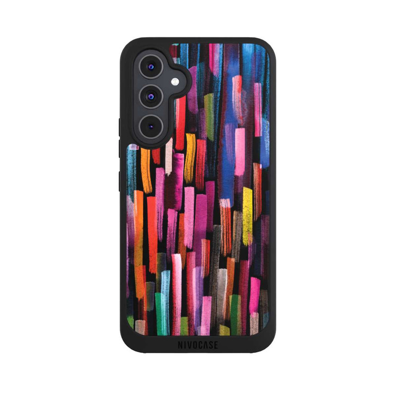 Galaxy A54 5G NIVOpure Colourful Brushstrokes Black