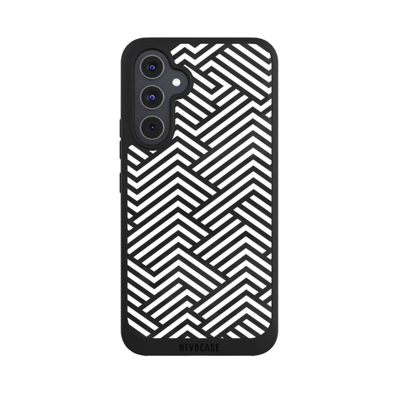 Galaxy A54 5G NIVOpure Black and White ZigZag