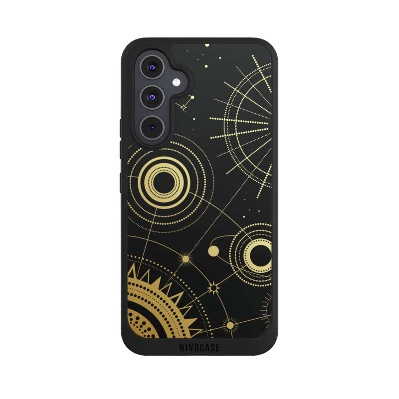 Galaxy A54 5G NIVOpure Black and Gold Look Abstract