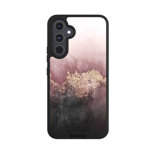 Samsung Galaxy A54 5G NIVOpure Impression d'or de poussière de ciel rose