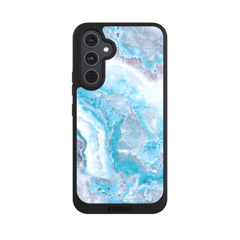 Galaxy A54 5G NIVOpure Pierre précieuse bleu clair
