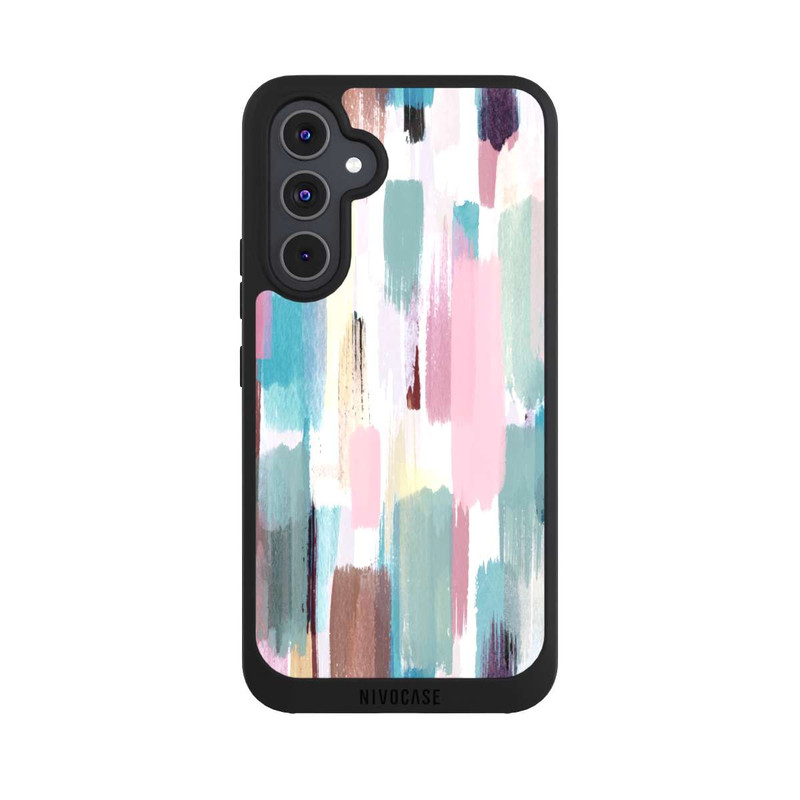 Galaxy A54 5G NIVOpure Abstrakte Pinselstriche in Pastelltönen