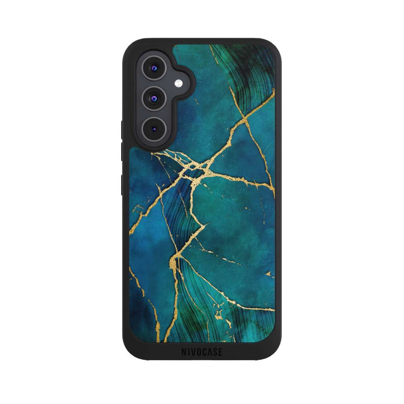 Galaxy A54 5G NIVOpure Mineral glamour blue gold look