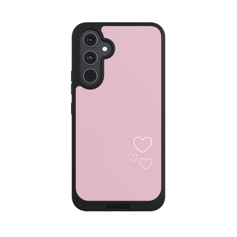 Galaxy A54 5G NIVOpure kleine Herzen auf rosa