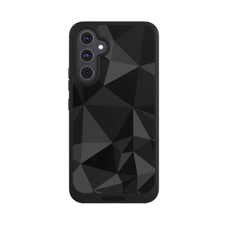 Galaxy A54 5G NIVOpure Polygon Pattern Black