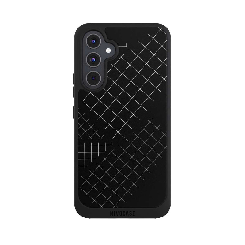 Galaxy A54 5G NIVOpure Black White Grid