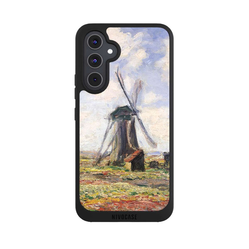 Galaxy A54 5G NIVOpure Tulpenfelder mit der Rijnsburger Windmühle von Claude Monet