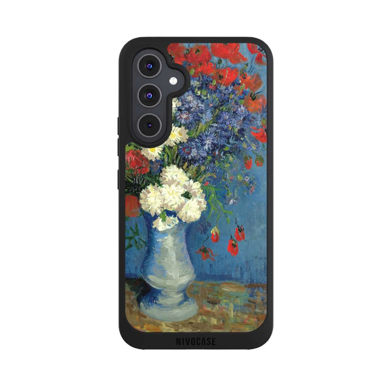 Galaxy A54 5G NIVOpure Vase avec Bleuets et Coquelicots - Vicent Van Gogh