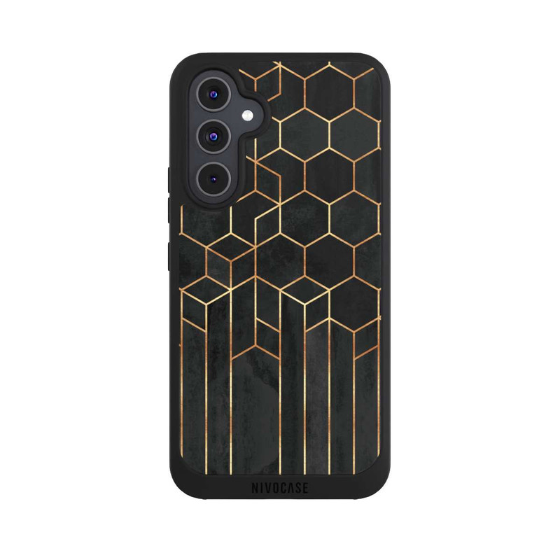 Galaxy A54 5G NIVOpure Schwarze Sechsecke
