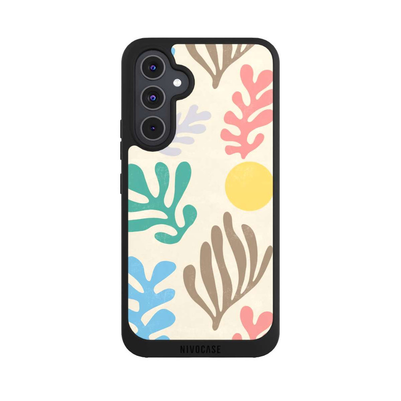 Galaxy A54 5G NIVOpure Blätter im modernen Matisse-Stil