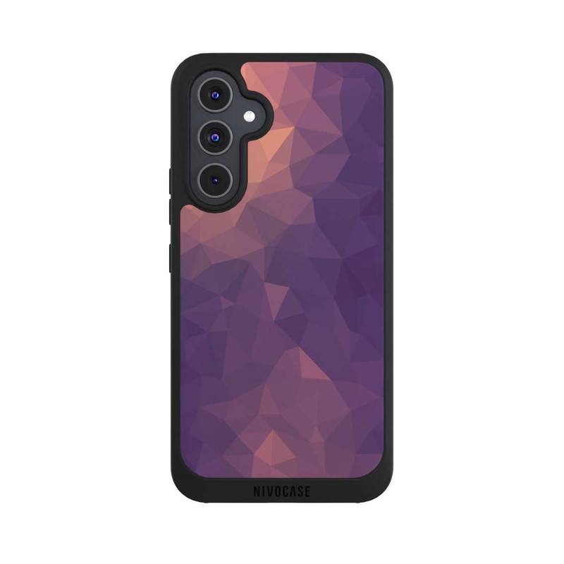 Galaxy A54 5G NIVOpure Polygonal Mosaic Rot/Violett