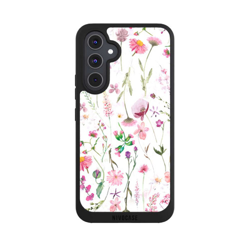 Samsung Galaxy A54 5G NIVOpure Prairie de fleurs roses