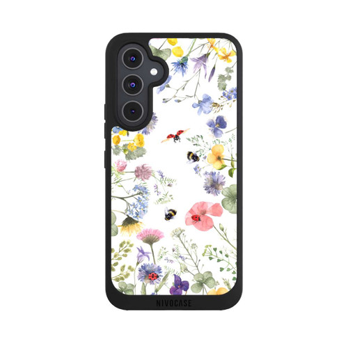 Samsung Galaxy A54 5G NIVOpure Bunte Frühlingsblumen und Bienen