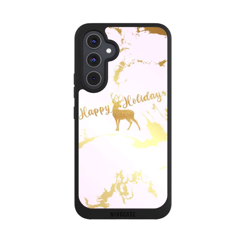 Galaxy A54 5G NIVOpure Happy Holidays Reindeer Gold