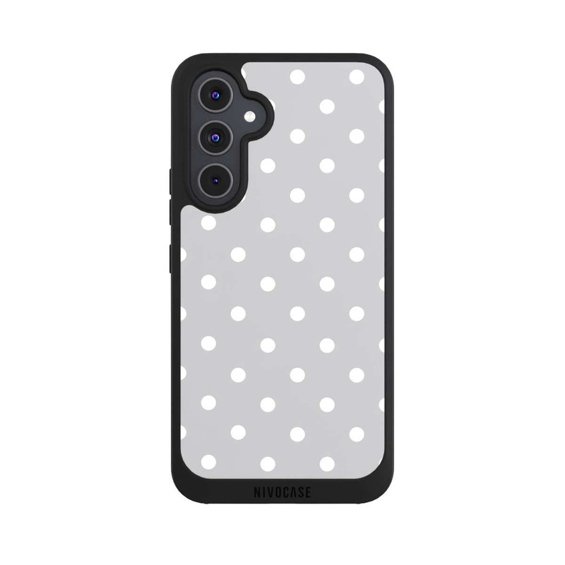 Galaxy A54 5G NIVOpure Polka Dots Grau
