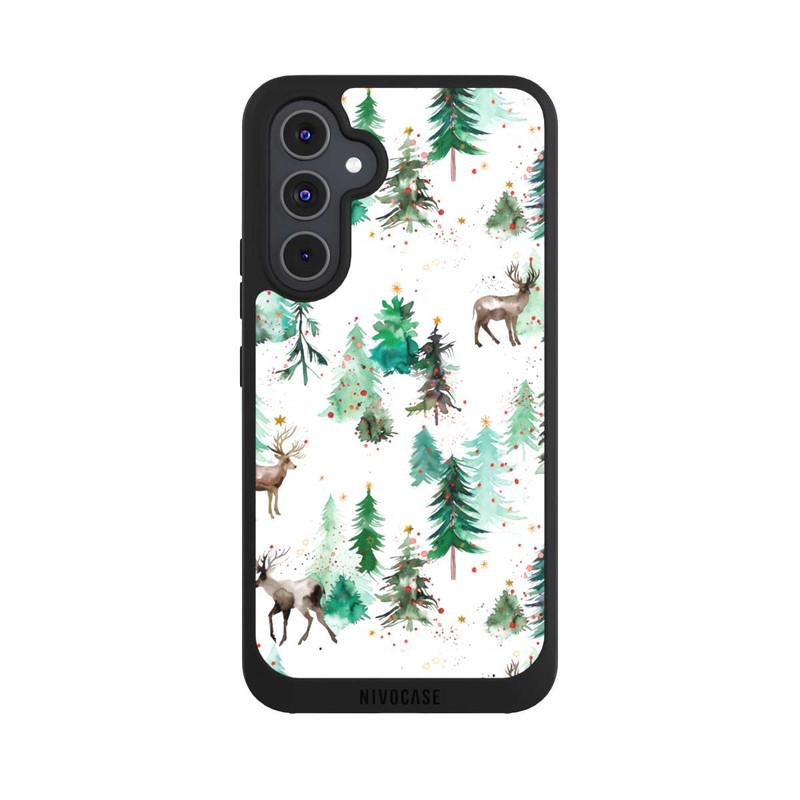 Galaxy A54 5G NIVOpure Hirsche und Winterweihnachtsbäume