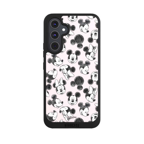 Samsung Galaxy A54 5G NIVOpure Minnie &amp; Mickey Viele Gesichter Pink