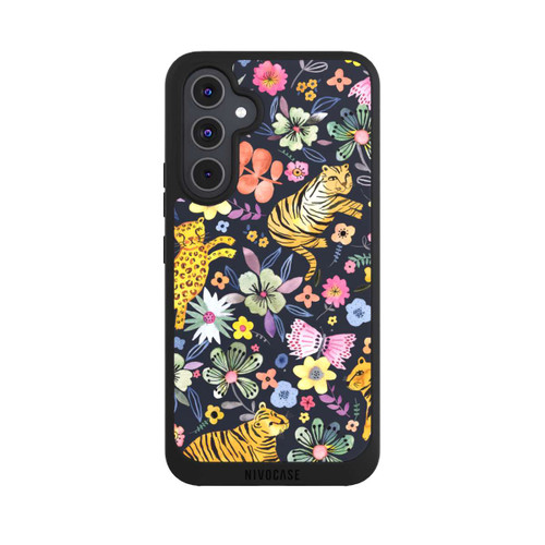 Samsung Galaxy A54 5G NIVOpure Spring Tigers Flowers Black