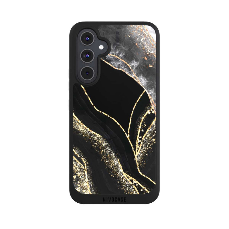Galaxy A54 5G NIVOpure Dunkler Marmor Gold