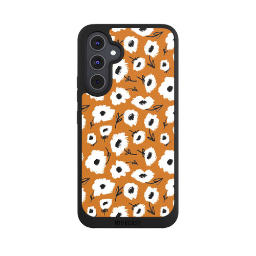 Samsung Galaxy A54 5G NIVOpure Flower pattern ocker
