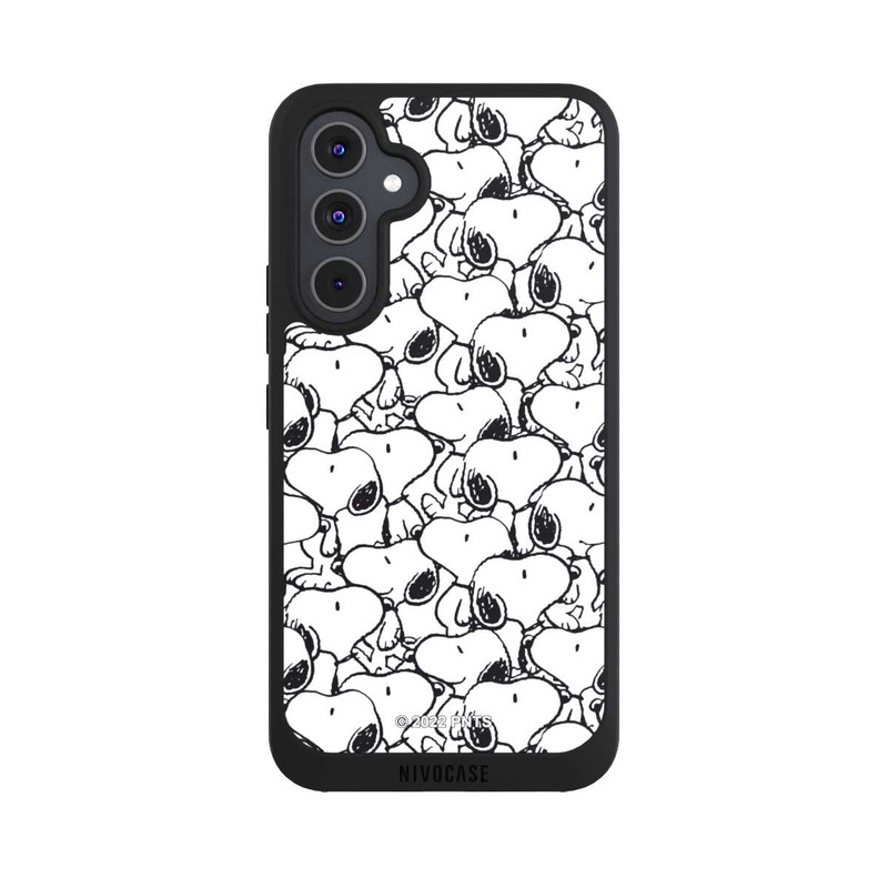 Galaxy A54 5G NIVOpure Snoopy Muster Schwarz und Weiß
