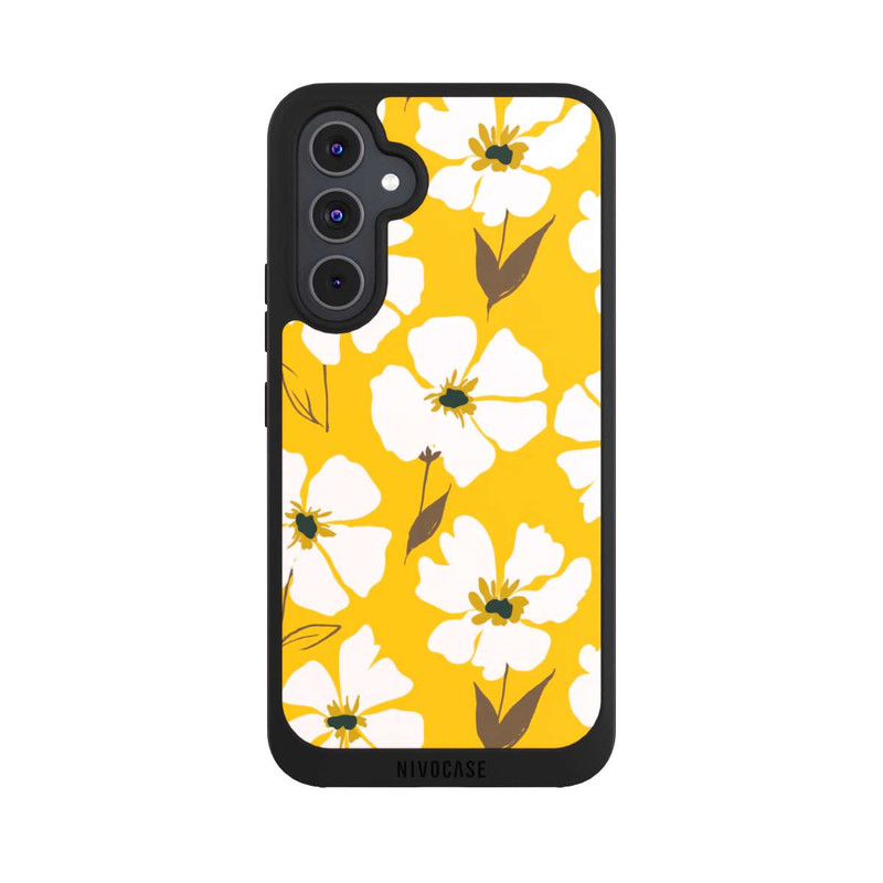 Galaxy A54 5G NIVOpure Prairie Fleurie Ocre Jaune