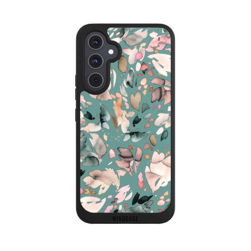 Samsung Galaxy A54 5G NIVOpure Abstrakte Blumenblätter grün