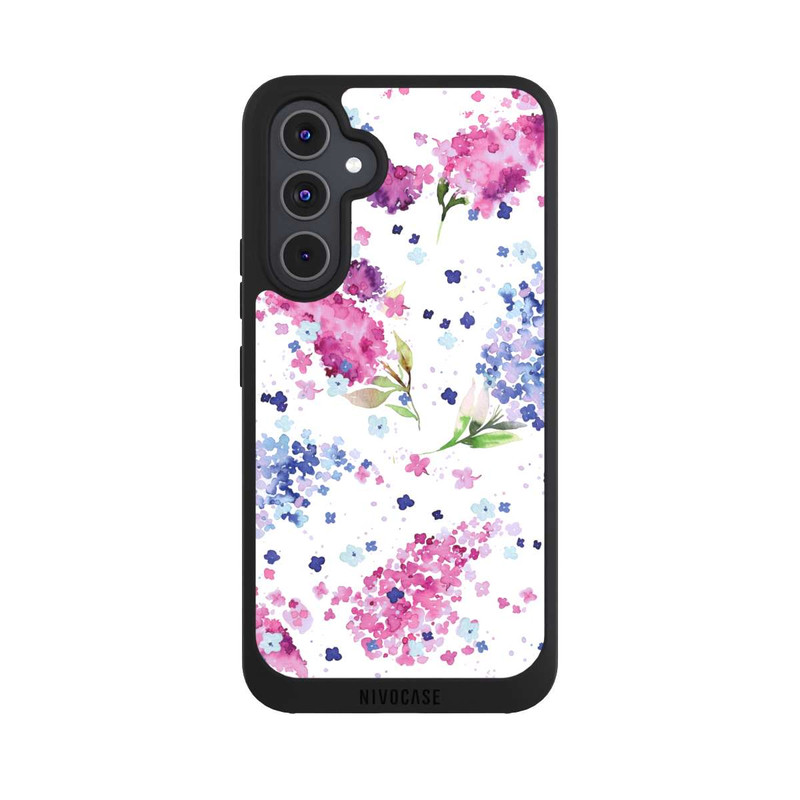 Galaxy A54 5G NIVOpure Hortensien Lila und Rosa Blumen