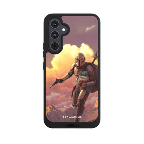 Samsung Galaxy A54 5G NIVOpure Der Mandalorianer und Grogu Sonnenguntergang Wolken