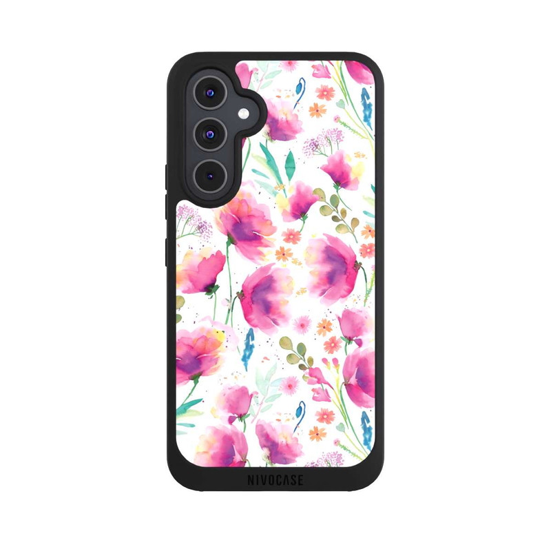 Galaxy A54 5G NIVOpure Abstrakte Mohnblumen aquarell