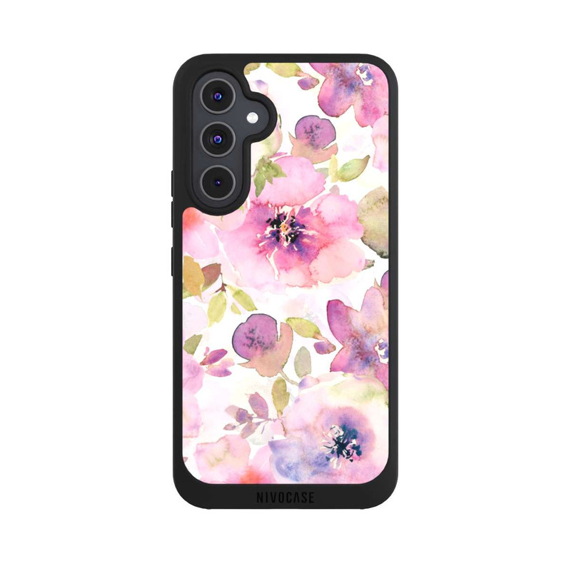 Galaxy A54 5G NIVOpure Papier Peint Fleurs Roses