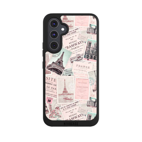 Samsung Galaxy A54 5G NIVOpure Vintage Paris Postcards Pattern