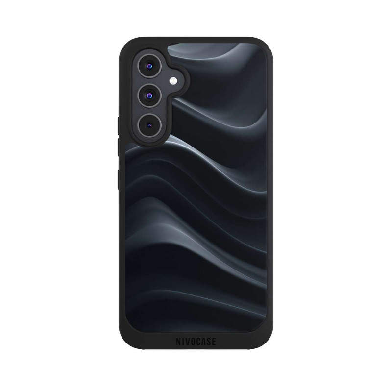 Galaxy A54 5G NIVOpure Black Waves Texture