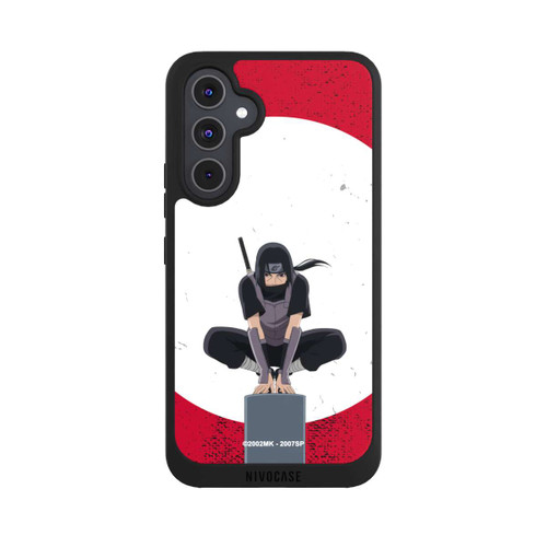 Samsung Galaxy A54 5G NIVOpure Itachi Uchiha Symbol Roter Hintergrund