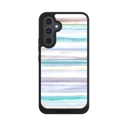 Samsung Galaxy A54 5G NIVOpure Pastellfarbene Streifen Blau