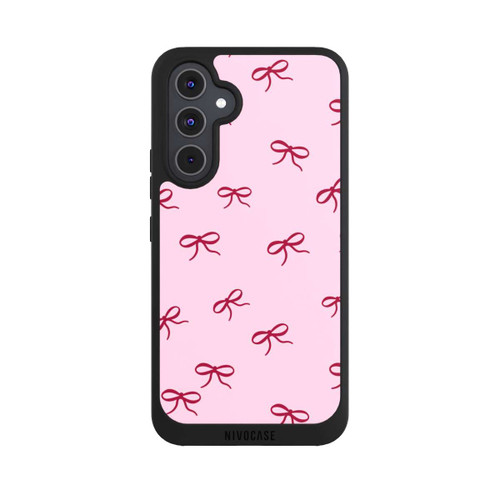 Samsung Galaxy A54 5G NIVOpure Bows Red Pink Pattern
