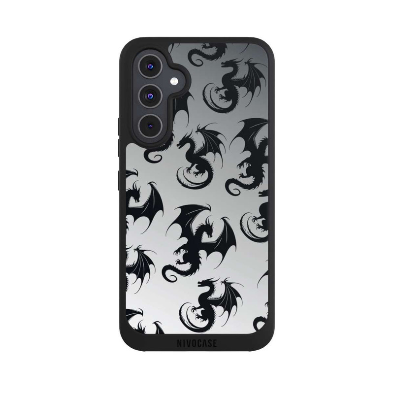 Galaxy A54 5G NIVOpure Dragon Pattern Grey