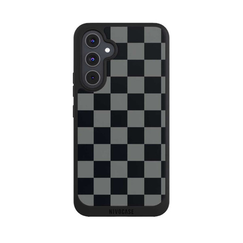 Samsung Galaxy A54 5G NIVOpure Schachbrett Schwarz Grau