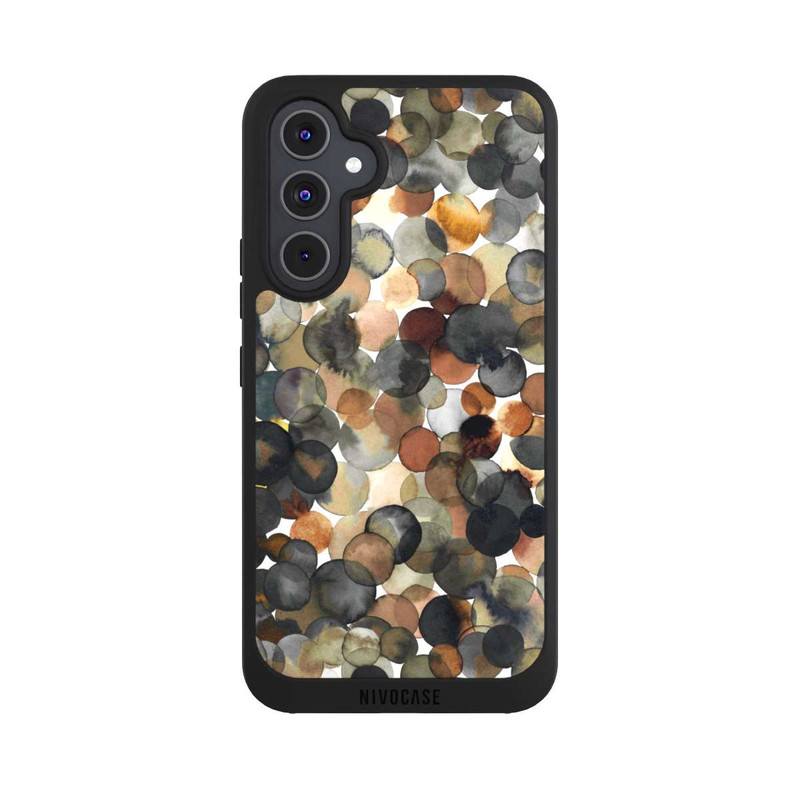 Galaxy A54 5G NIVOpure Watercolor Dots Brown Pattern