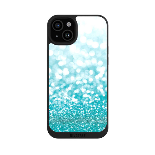 Apple iPhone 15 Plus NIVOpure Pluie de Paillettes Pétroles Look