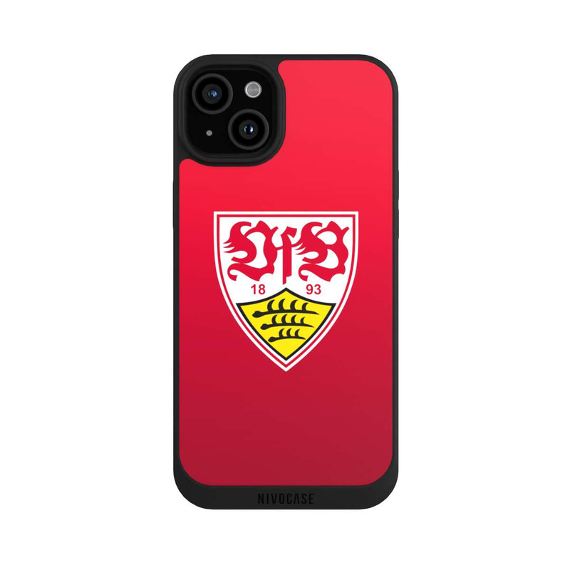 iPhone 15 Plus NIVOpure VfB Stuttgart Wappen Rot