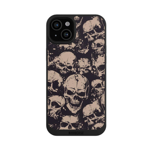 Apple iPhone 15 Plus NIVOpure Crânes d'Halloween